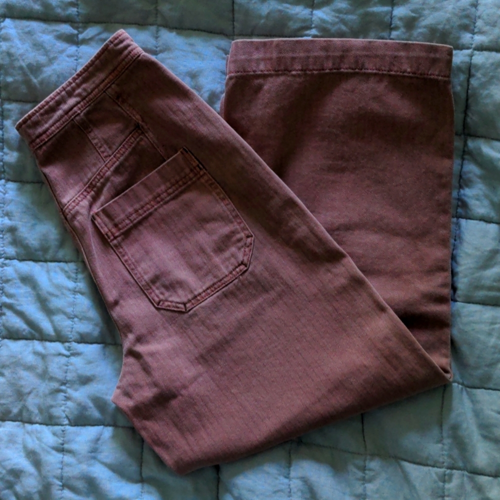 Free People Wide Leg Pants Size